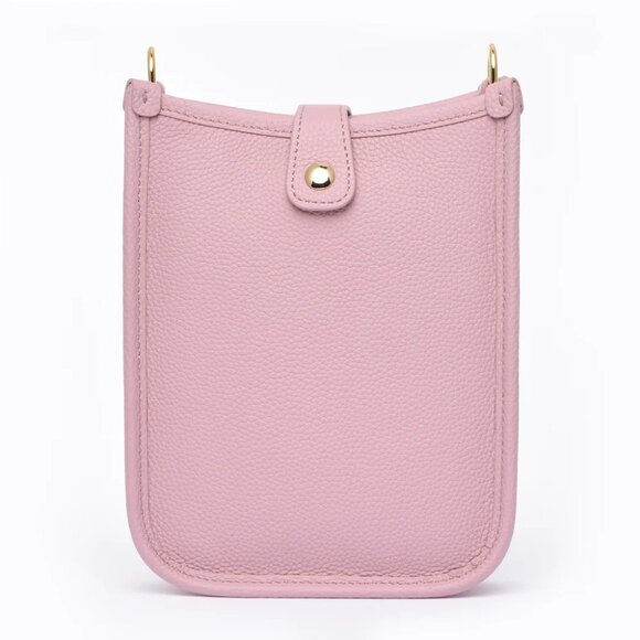 DUYP FLORENCE – Togo Leather Crossbody Bag Dusty Pink - Picture 4 of 9